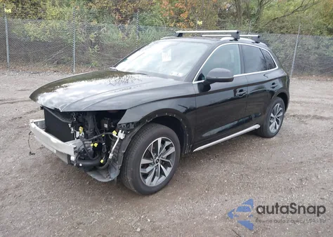 2021 Audi Q5 Premium Plus 45 Tfsi Quattro S Tronic from USA, damaged, VIN WA1BAAFY3M2025357